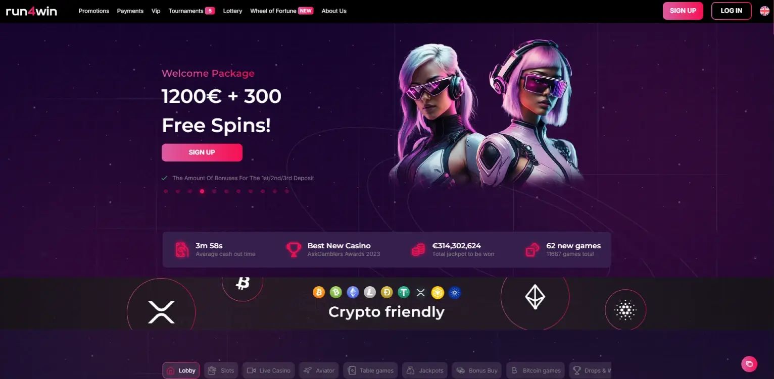 Run4Win home page