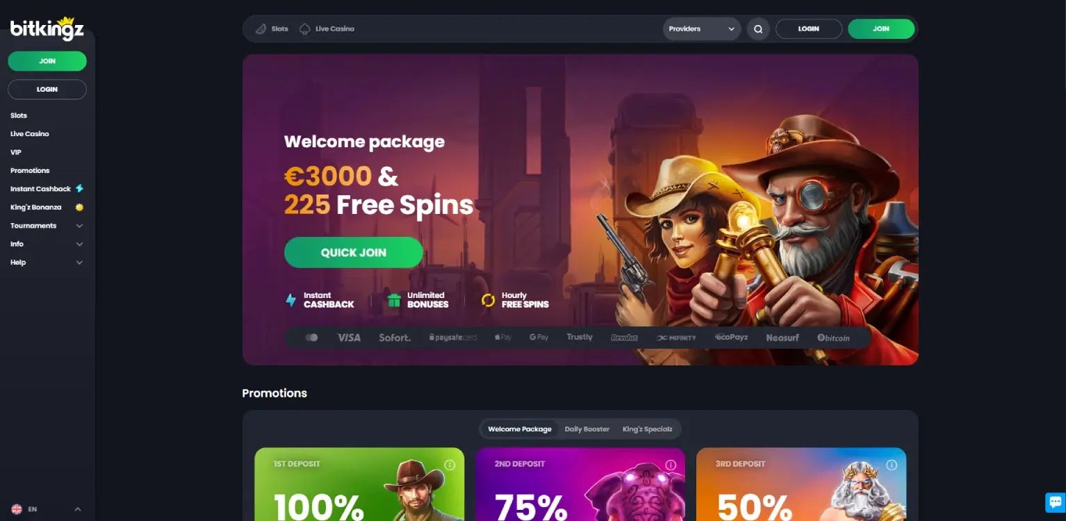 BitKingz home page